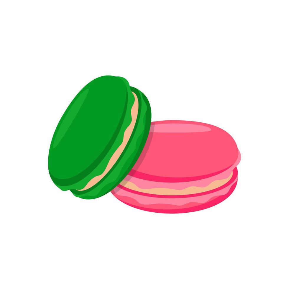 Macaroons, Sweets Illustration vector