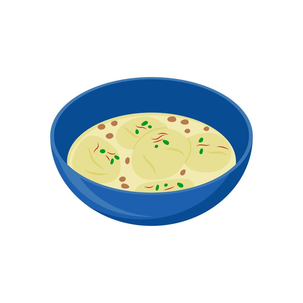 Rasmalai, Sweets Illustration vector