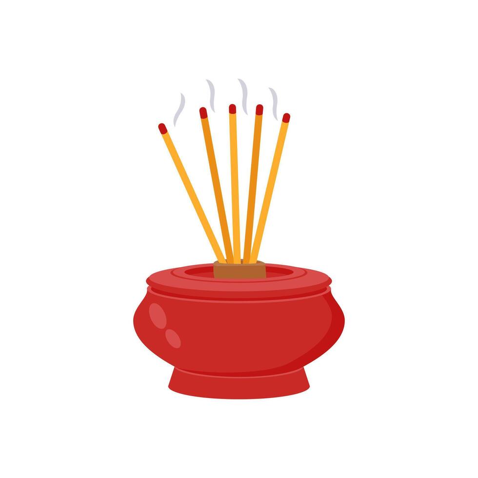 Incense Sticks, China Symbols Illustration vector