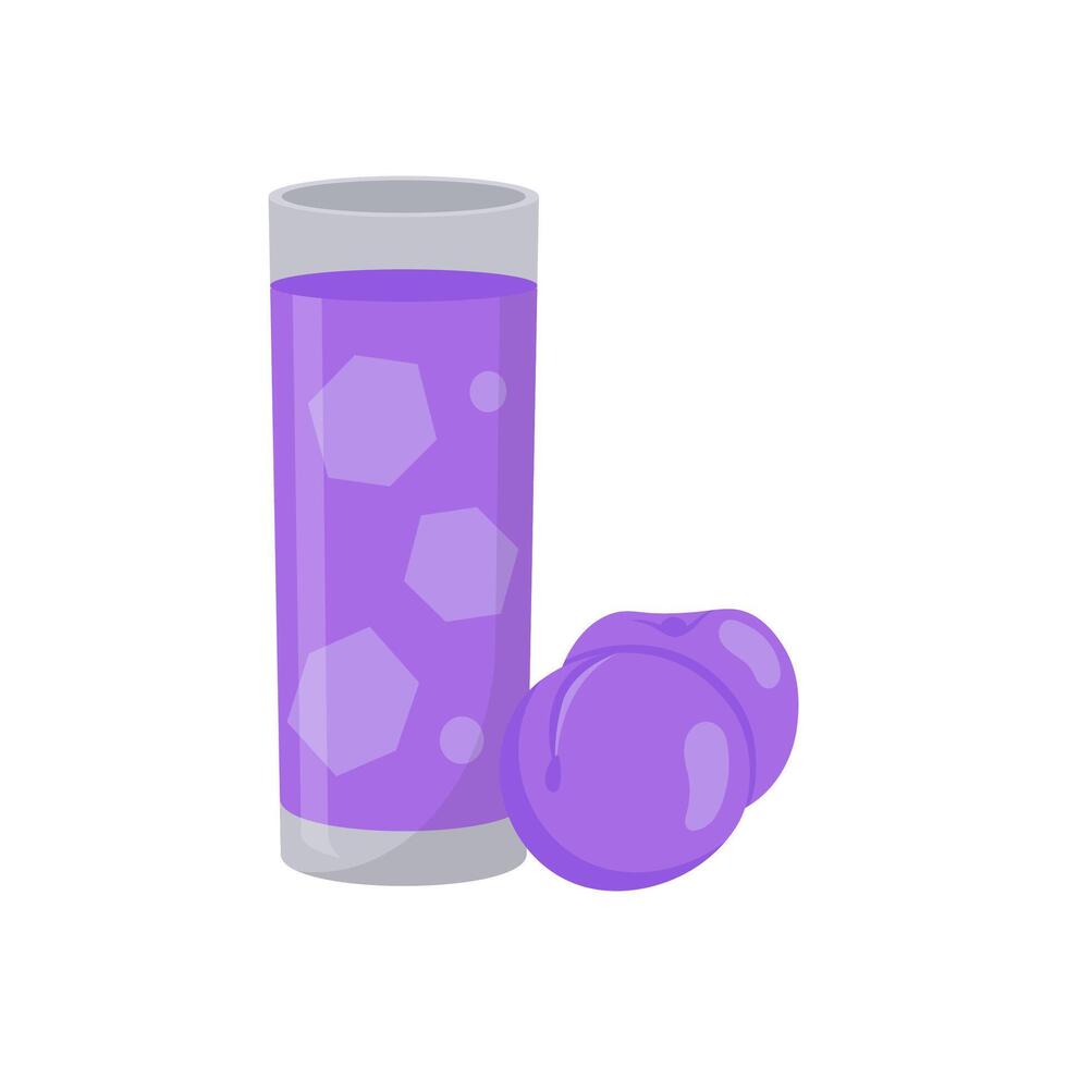 Plum Juice, China Symbols Illustration vector