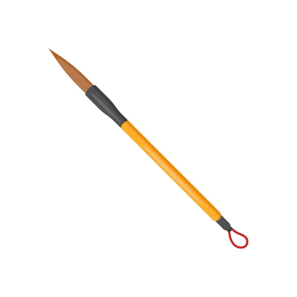 Calligraphy Brush, China Symbols Illustration vector