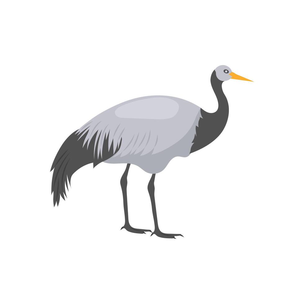 Red Crowned Crane, China Symbols Illustration vector