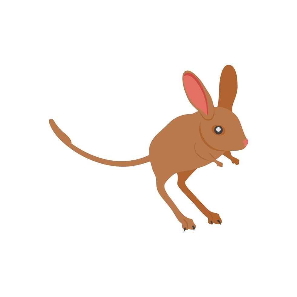 Long Eared Jerboas, China Symbols Illustration vector