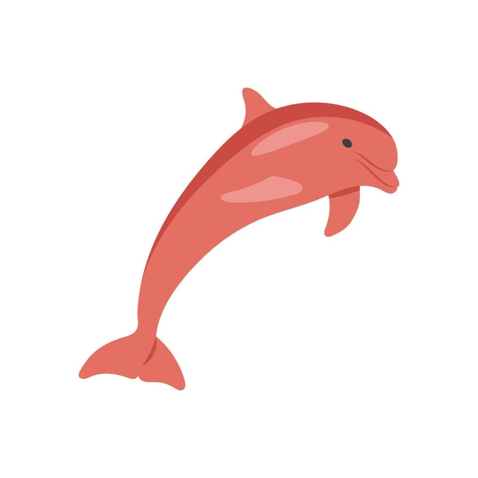 Chinese White Dolphins, China Symbols Illustration vector