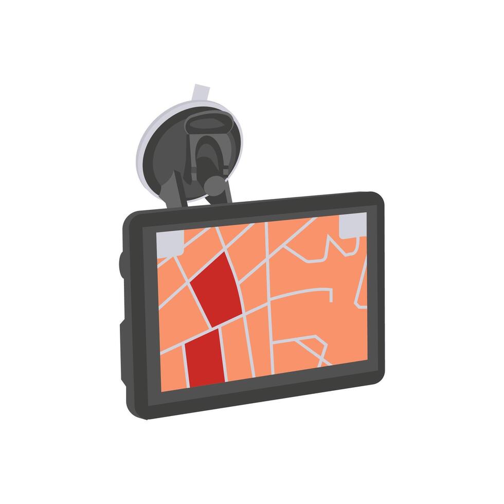 GPS Navigation, Automotive Illustration vector