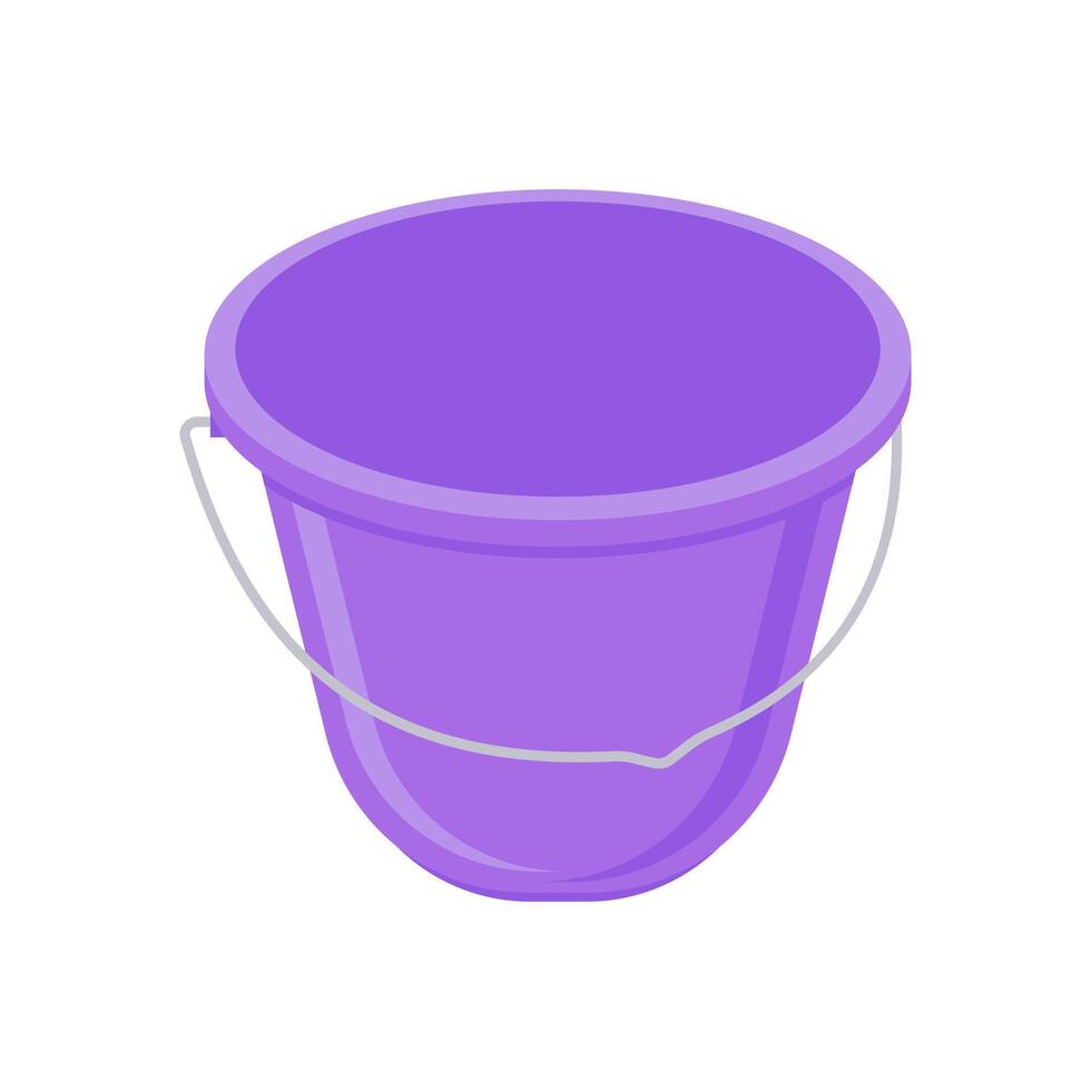 Farming Bucket Flat Icon, illustration vector