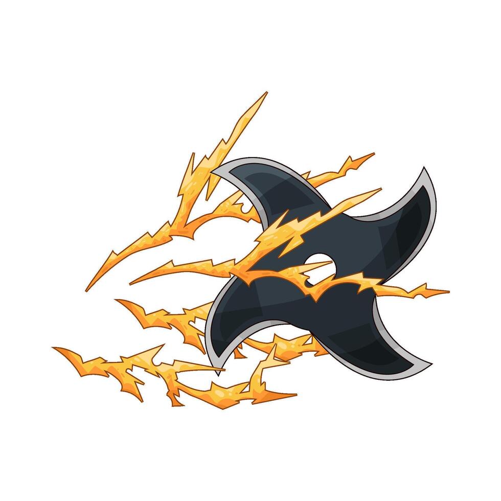 illustration of shuriken vector