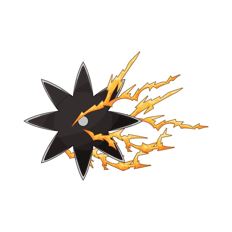 shuriken with power vector