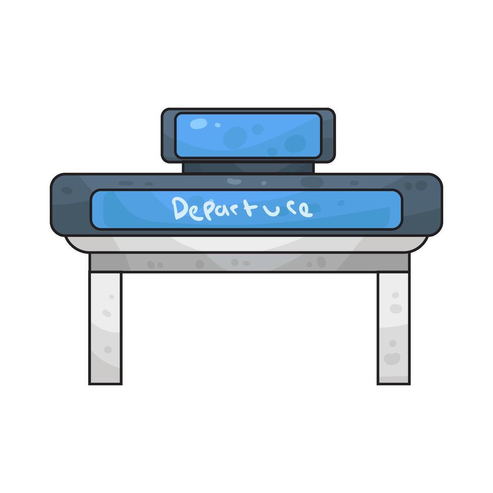 Illustration of Departure Gate vector
