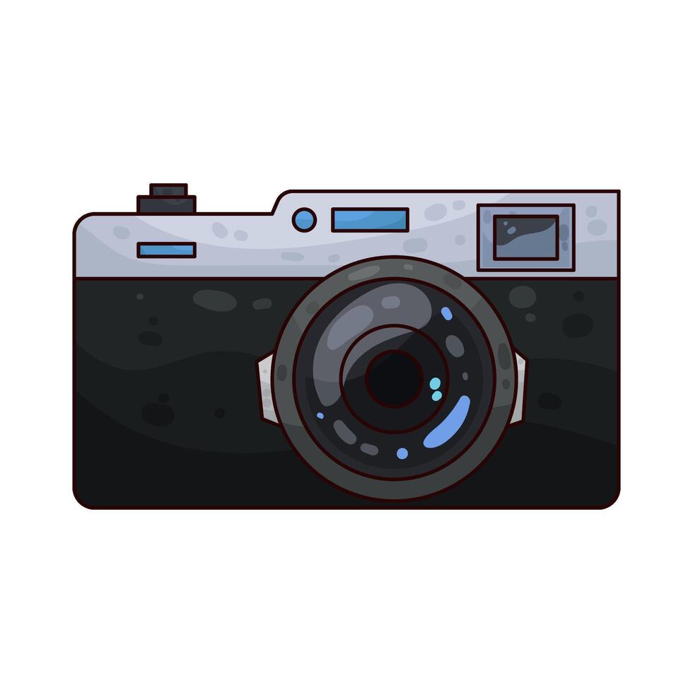 Illustration of Mirrorless Camera vector