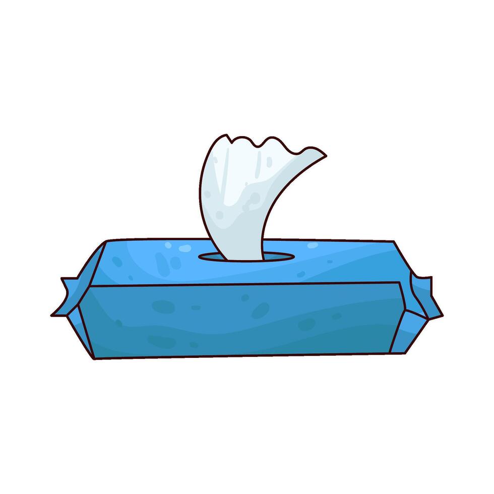 Illustration of baby wipes vector