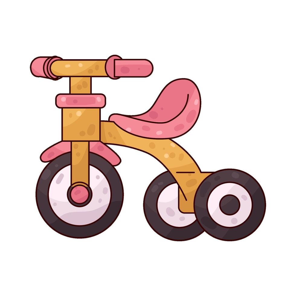 Illustration of Tricycle vector