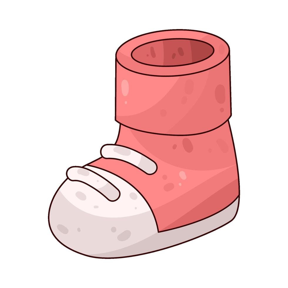 Illustration of Booties vector