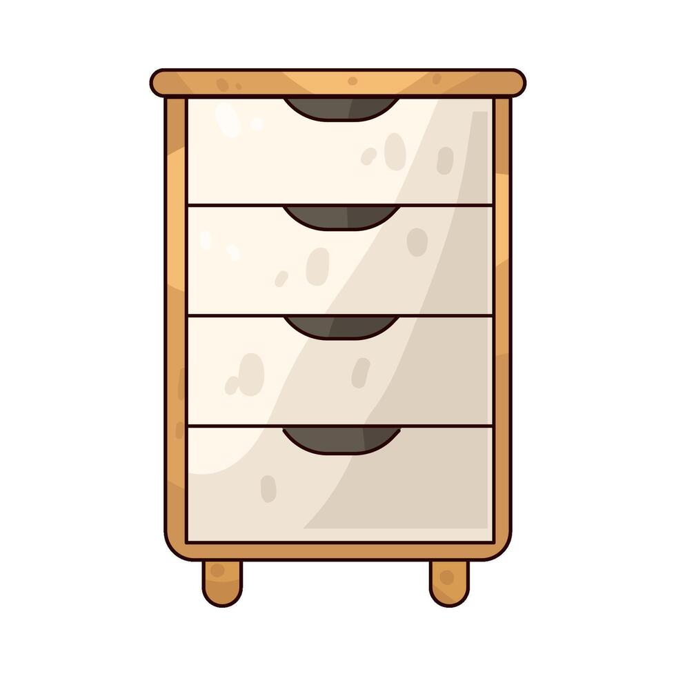 Illustration of Changing Table vector