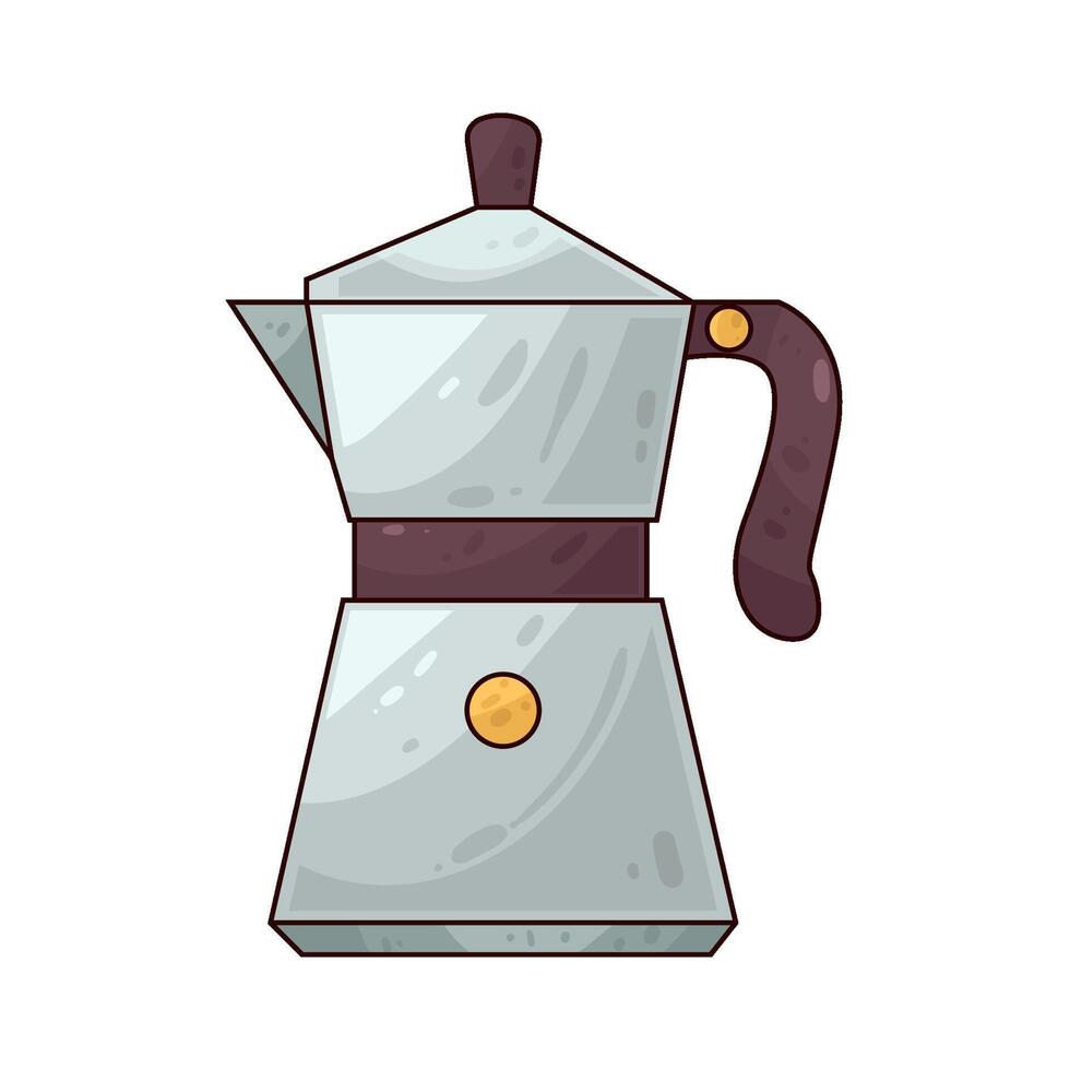 Illustration of Coffee Pot vector