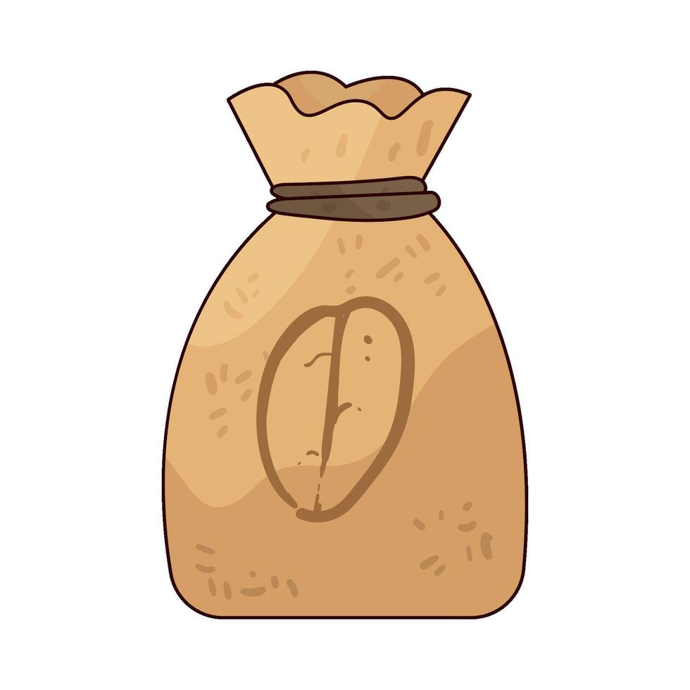 Illustration of Coffee Sack vector