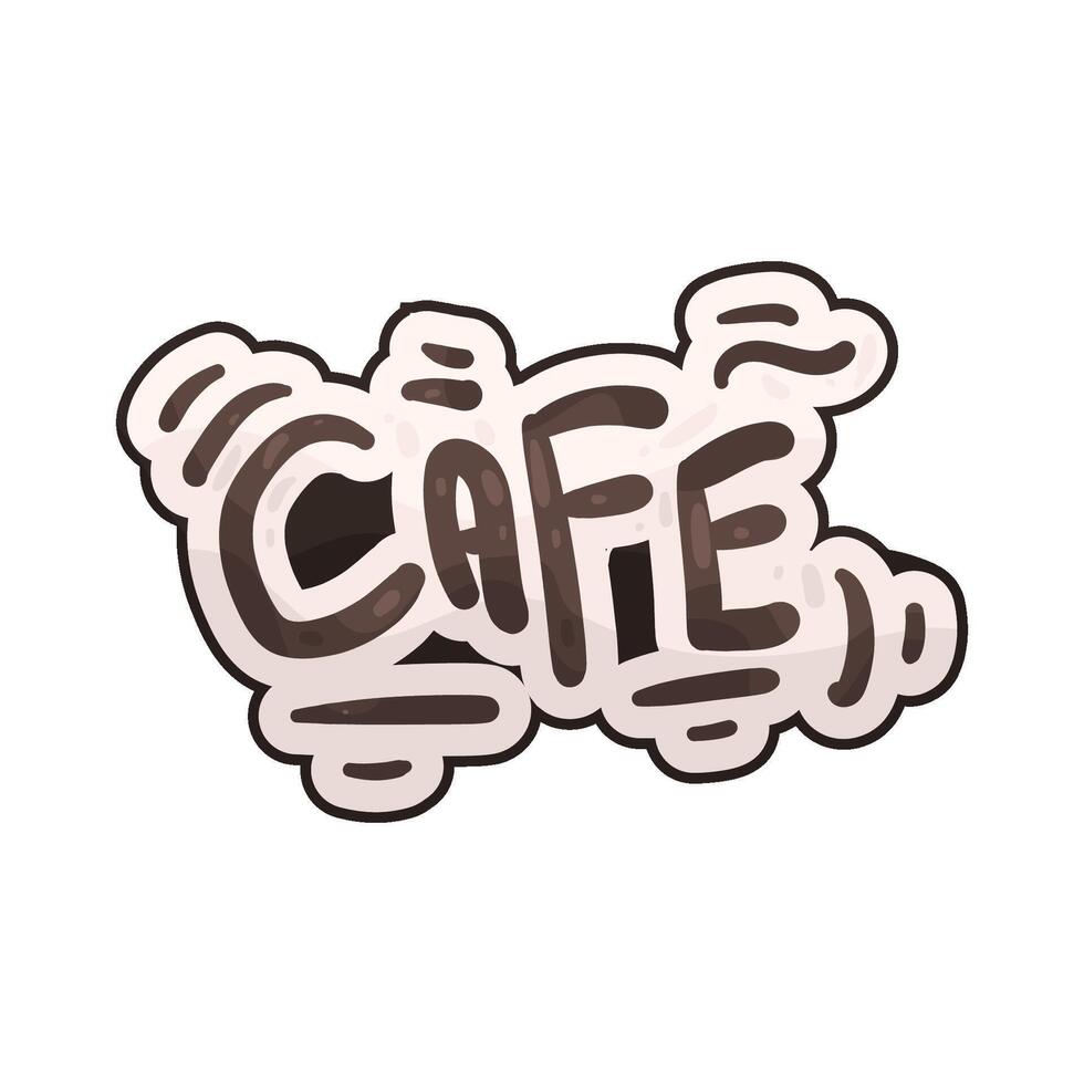 Illustration of Cafe Logo vector