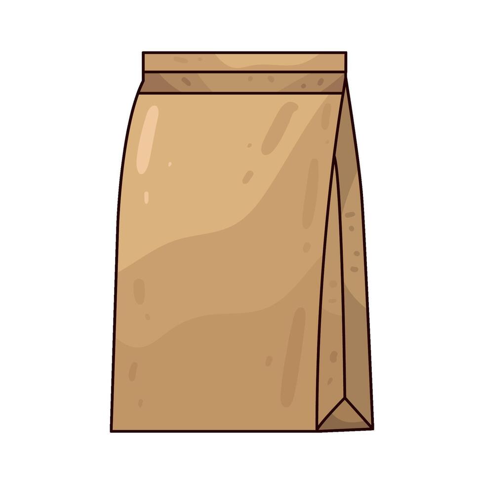 Illustration of Coffee Blend Bag vector