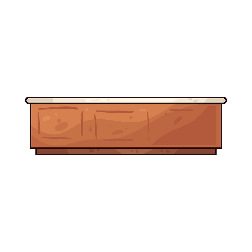Illustration of Cafe Bar Counter vector