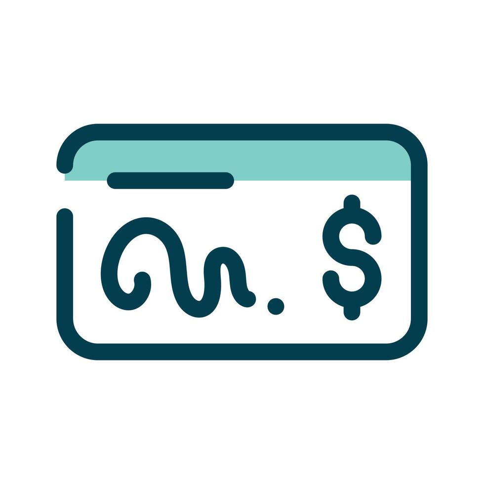 A financial invoice document, representing billing and transaction records vector