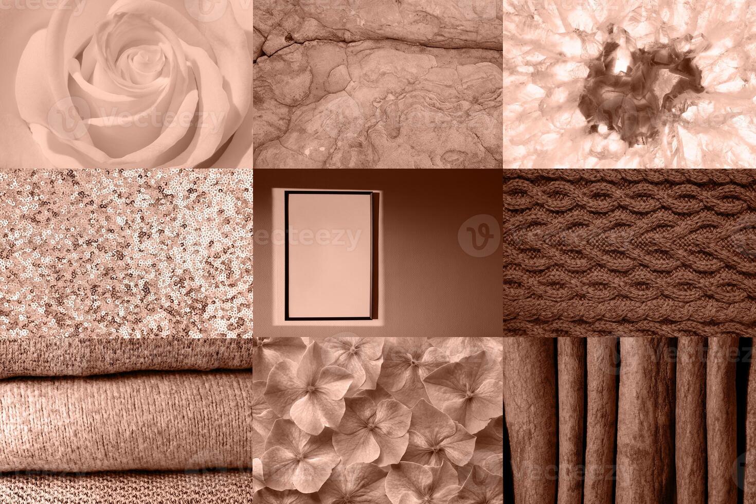 brown mocha color of 2025 year photo