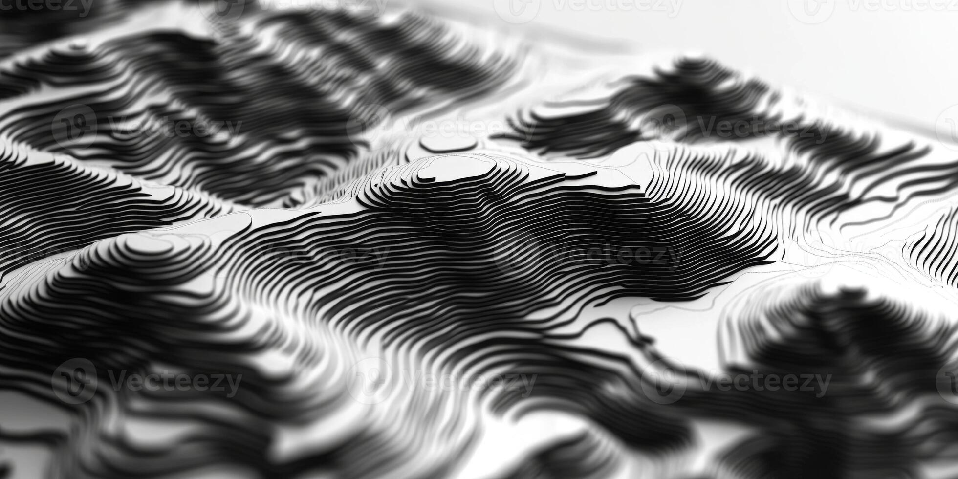 Abstract Monochrome Topographic Map Design Architectural Engineering Blueprint Background photo