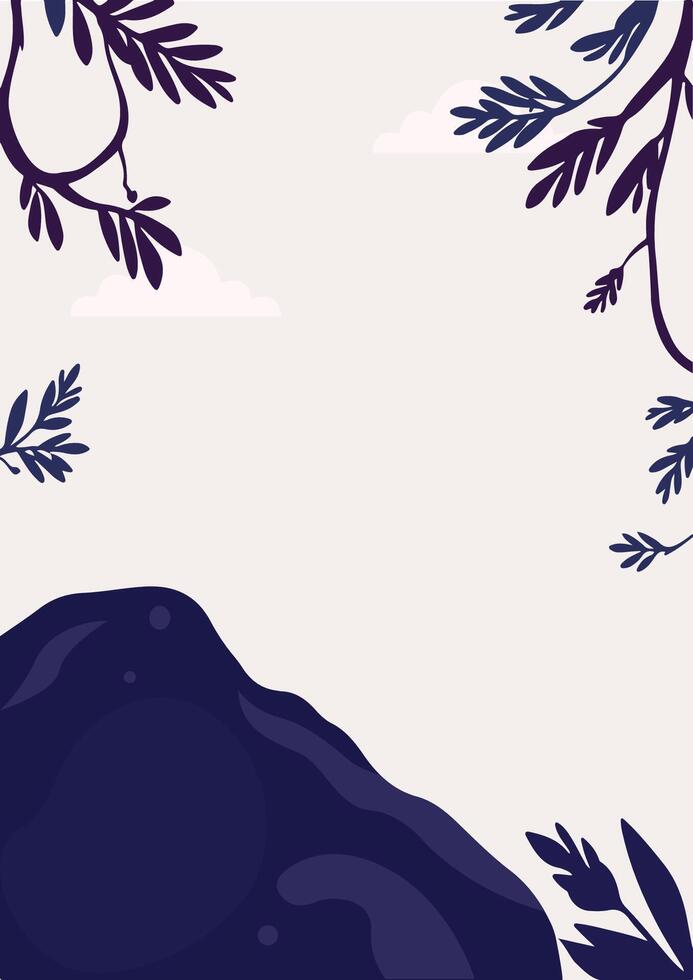 Aesthetics social media chat background design vector
