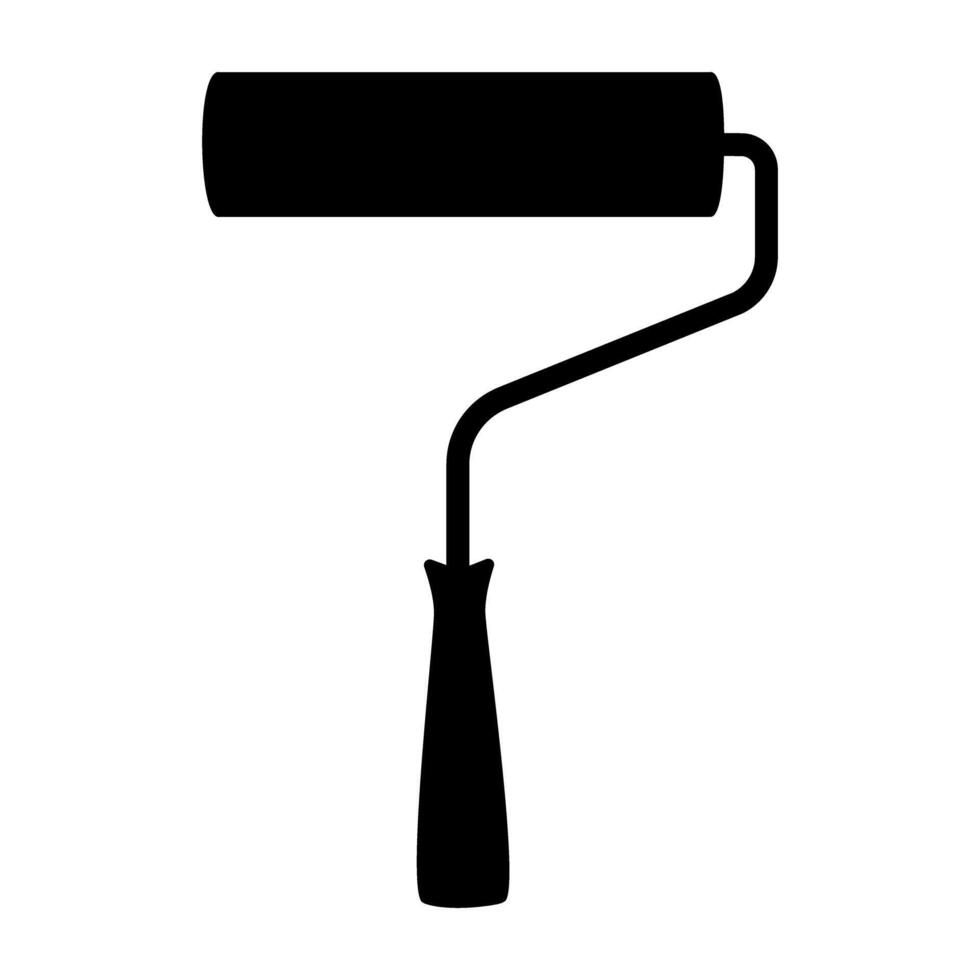 Paint roller icon Symbol. illustration vector