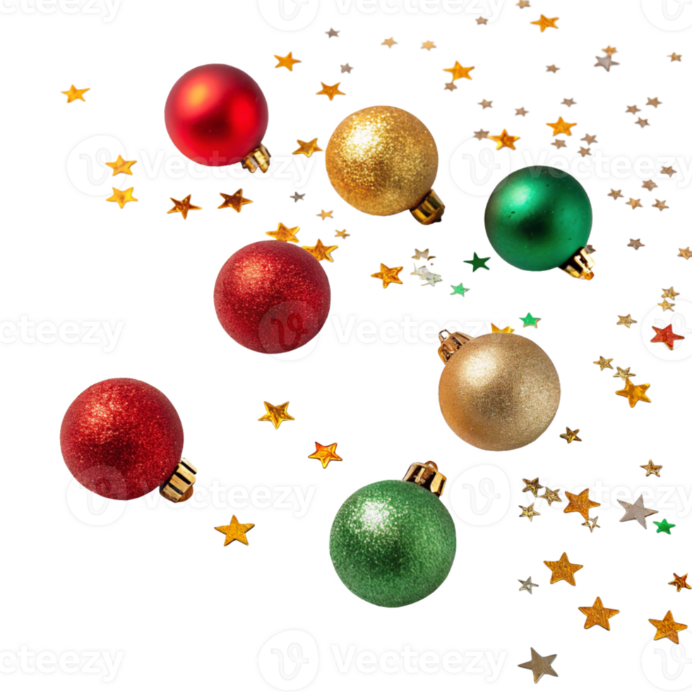 Colorful Ornaments Creating a Festive Atmosphere png