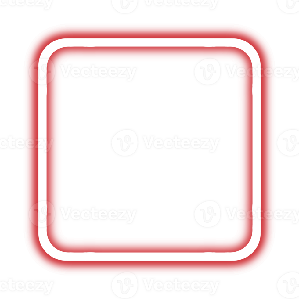 Red Rounded Square png