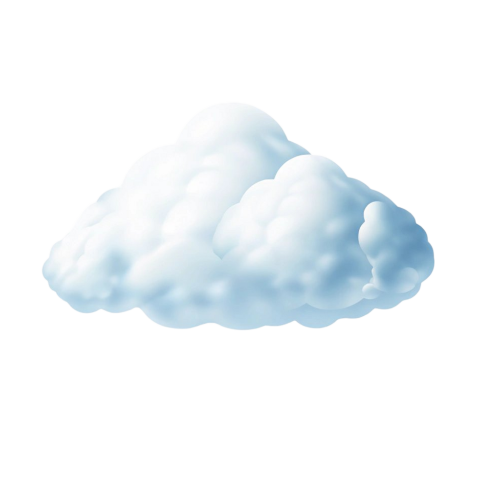 Cloud Illustration Isolated for Creative Projects png