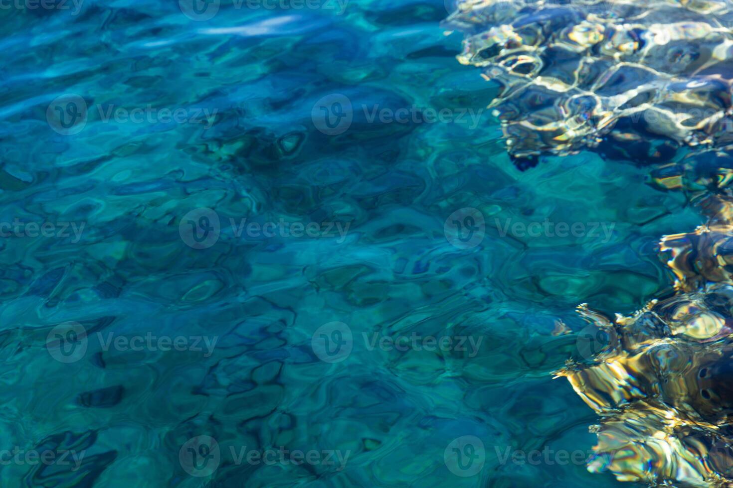 Red Sea Surface. Marine Background. Copy Space photo