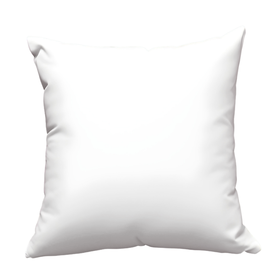 A Blank White Pillow Mockup png