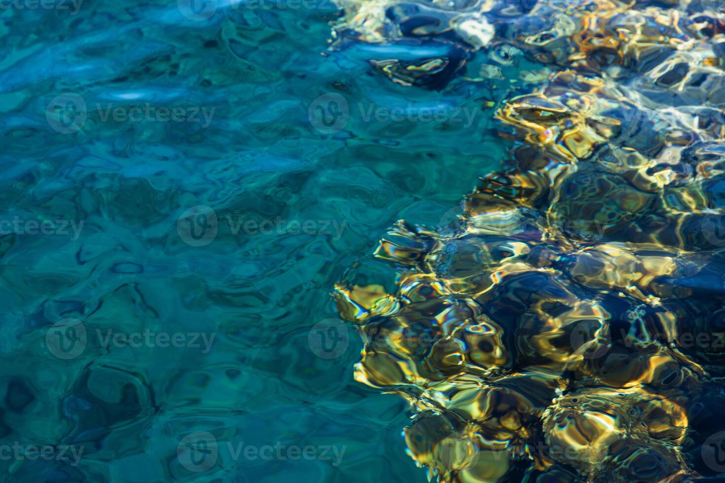Red Sea Surface. Marine Background. Copy Space photo