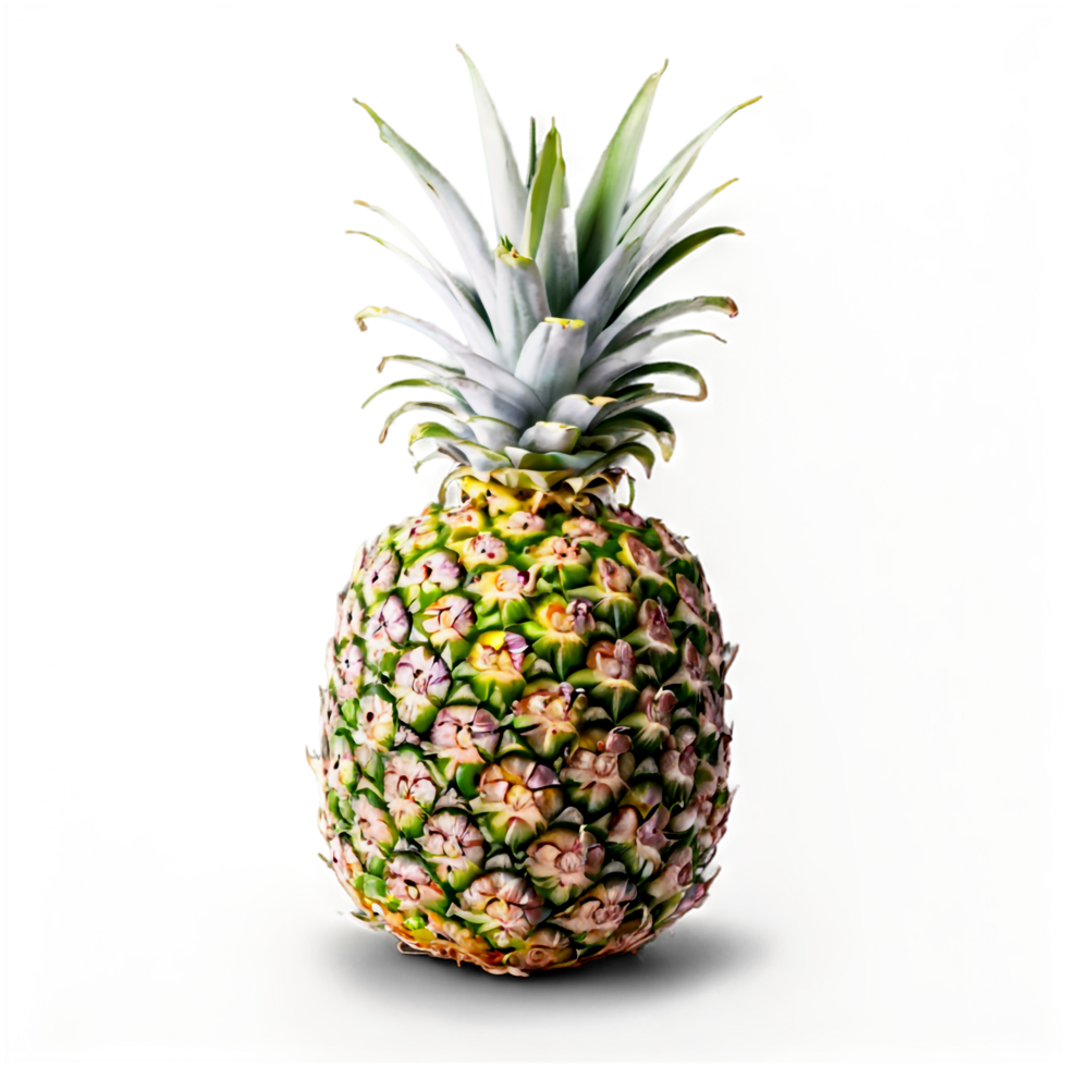 Single pineapple isolated png
