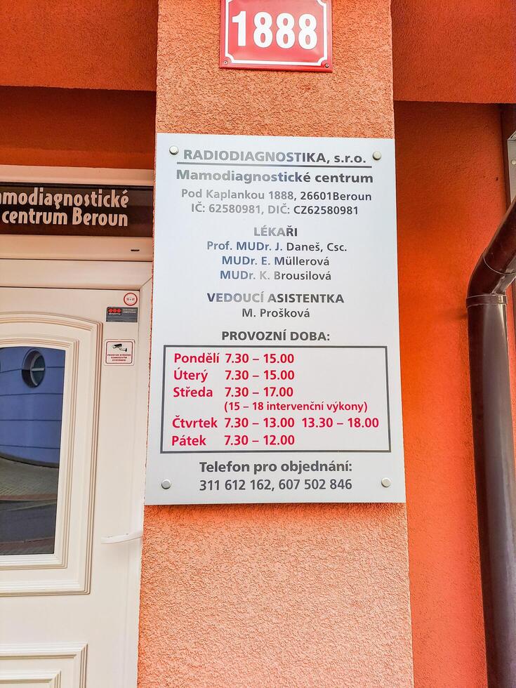 Beroun- Czech- 20 November 2024.Mammology clinic.Cancer prevention and treatment photo
