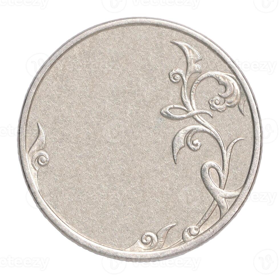 blank silver coin photo
