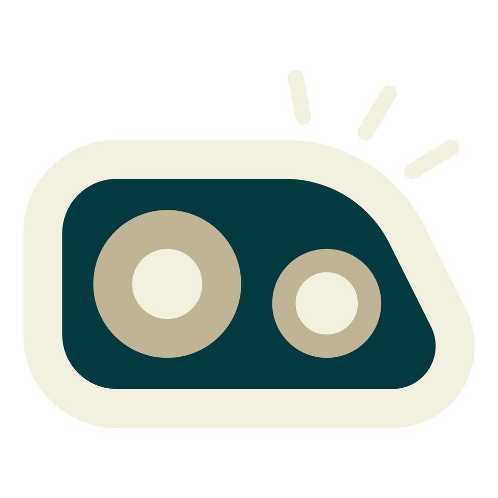 Headlight icon for web, app, infographic, etc vector