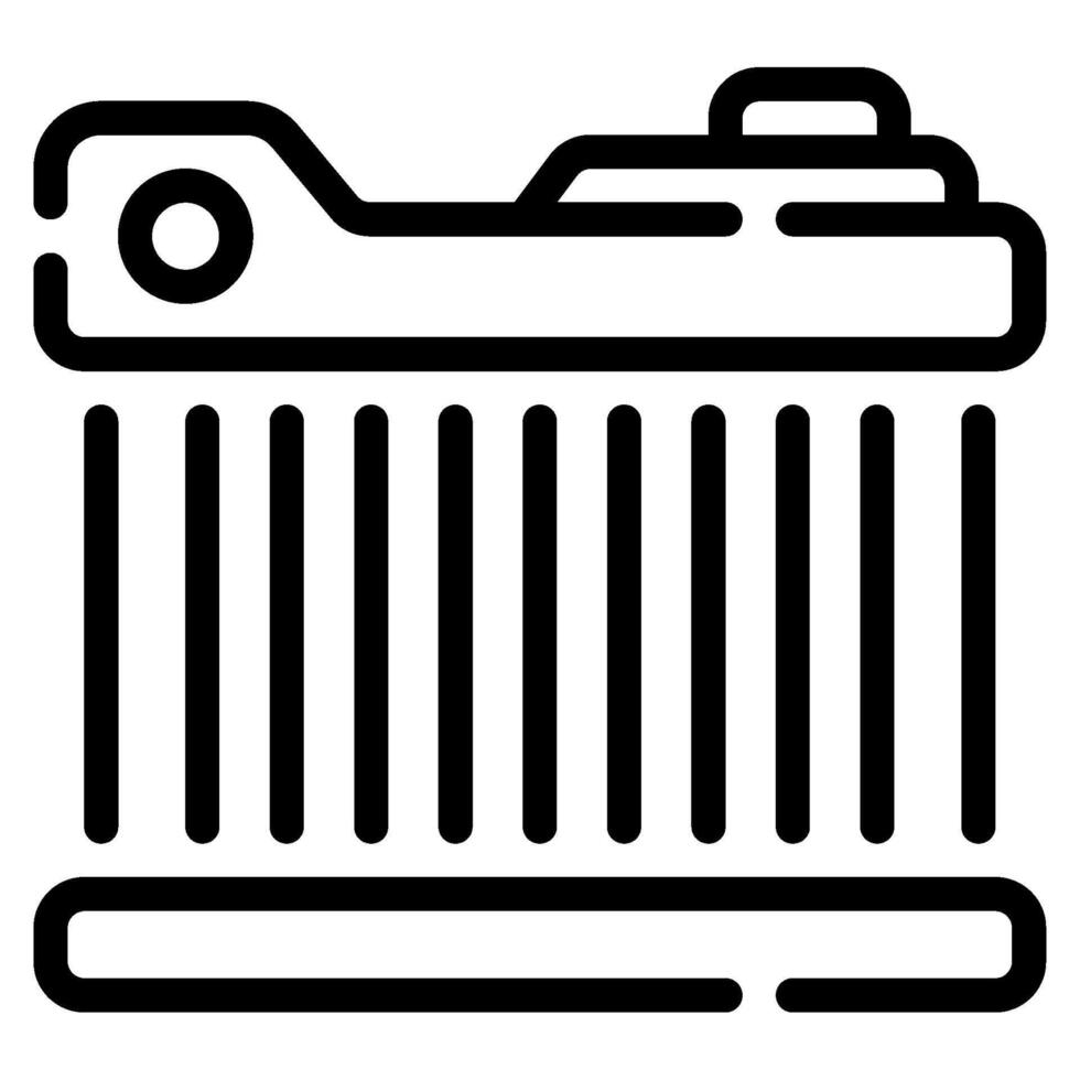 Radiator icon for web, app, infographic, etc vector
