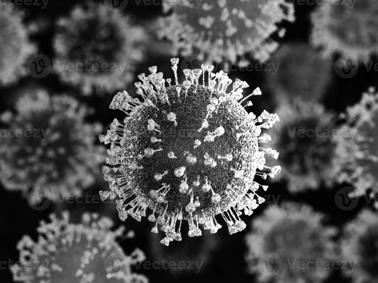 The new oronavirus 2019-nCov is a new coronavirus mutation, an outbreak of influenza in China and around the world, coronavirus influenza as a new type of influenza strain, pandemic. photo
