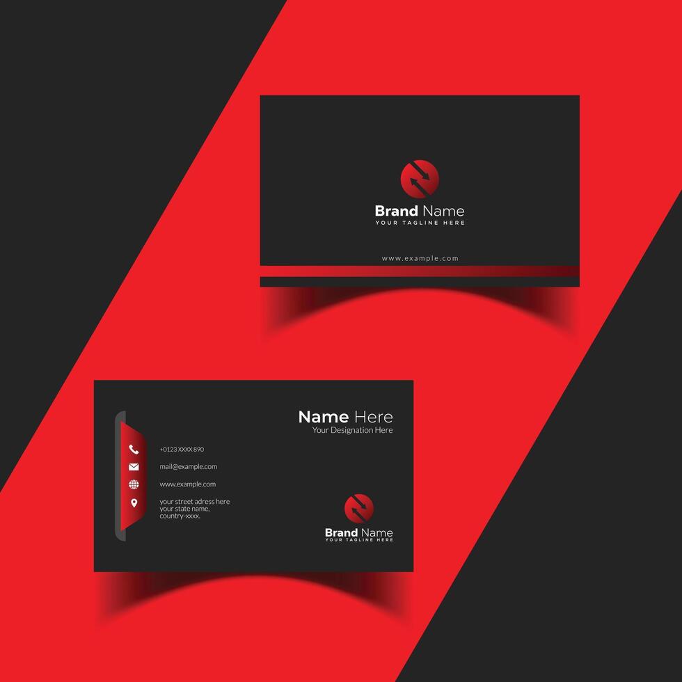 Luxury Business card design template vector