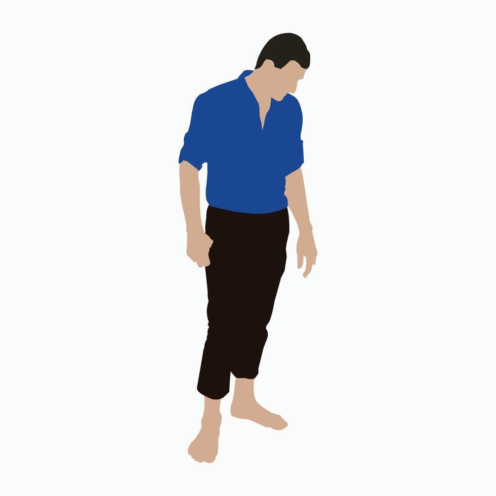 Men Standing, People Stand vector