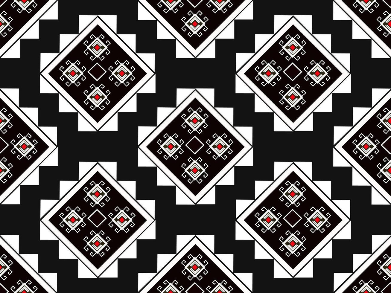 Geometric ethnic seamless pattern vector