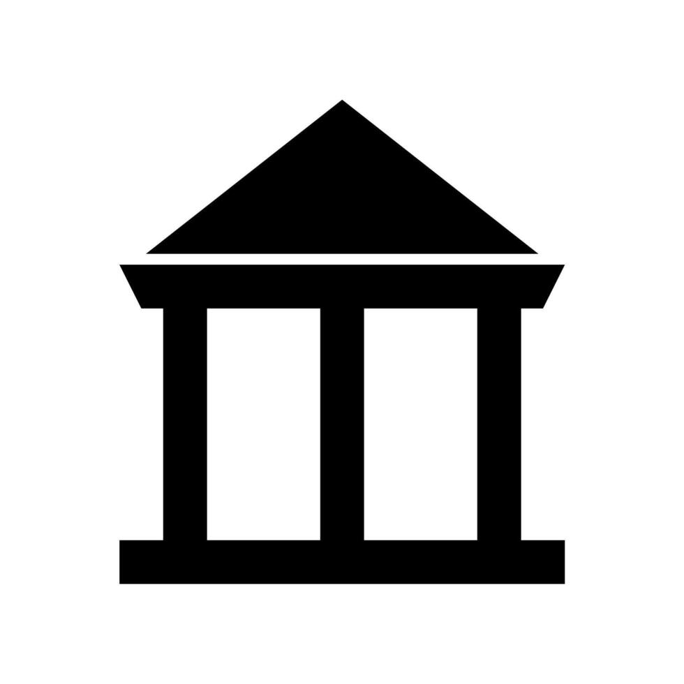 Simple traditional house icon isolated on white background vector