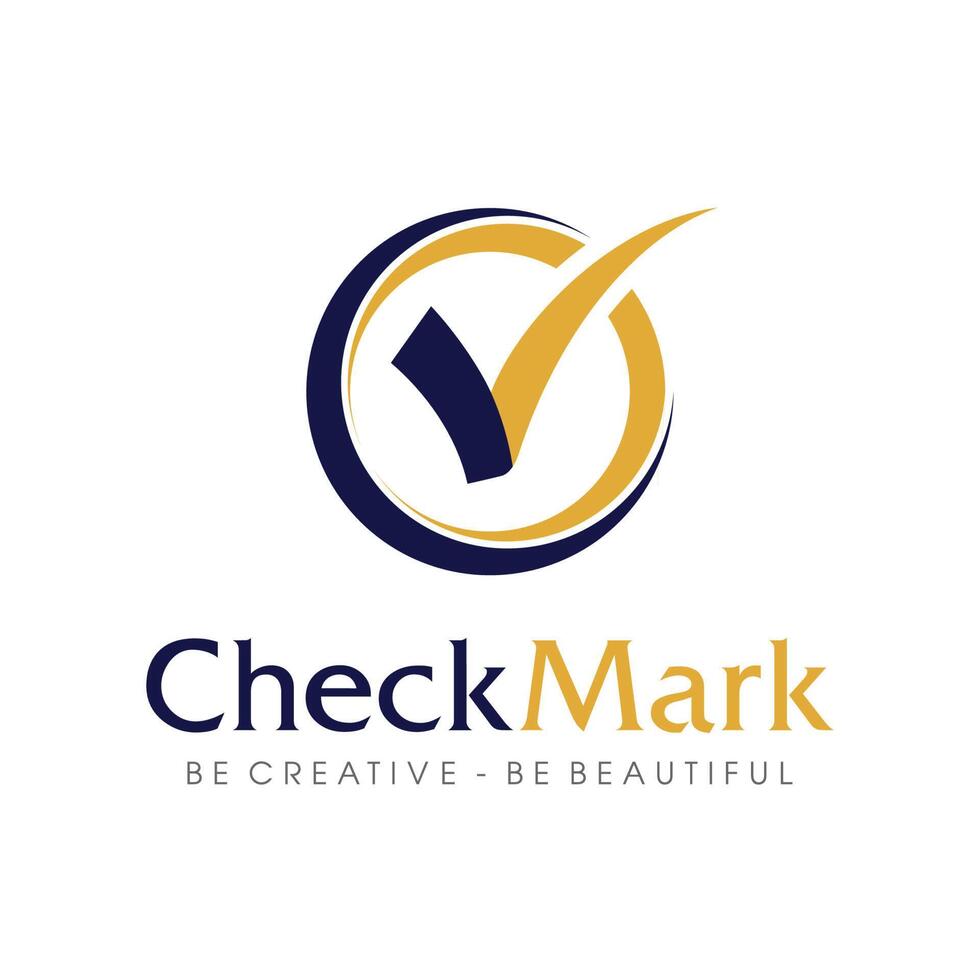 Check mark Logo design Inspiration vector