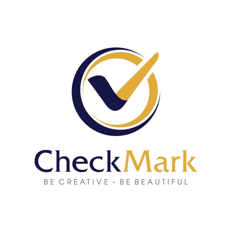 Check mark Logo design symbol vector
