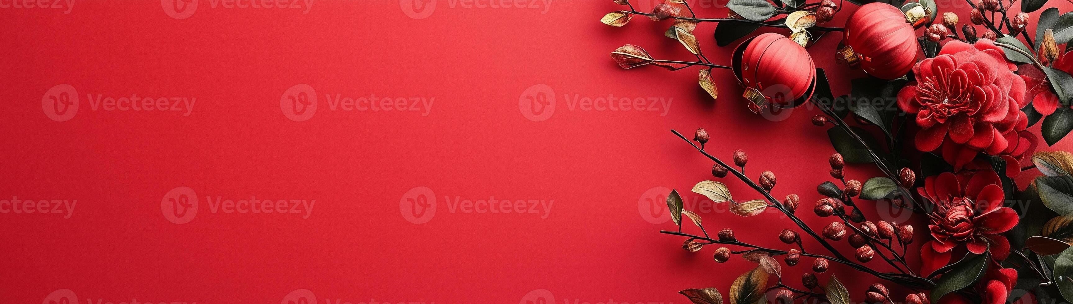 Chinese New Year, a set of traditional attributes, created with technology. photo