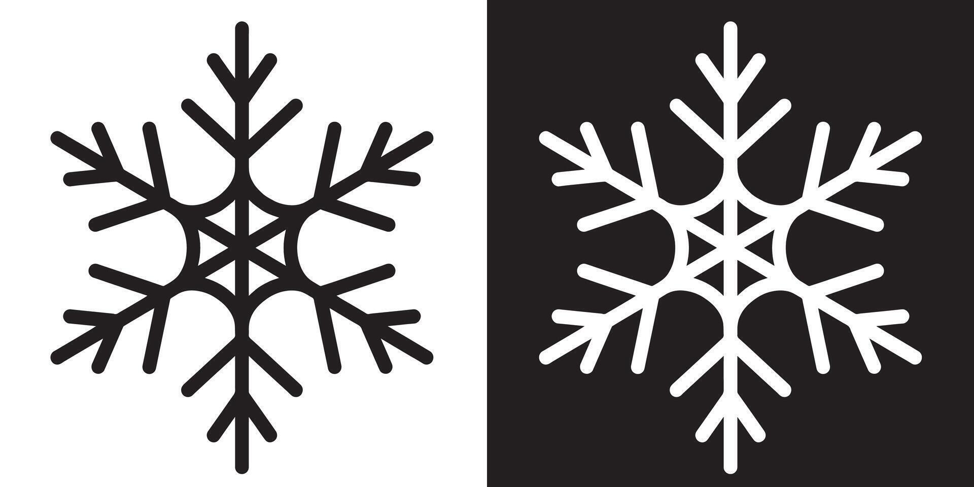 Snow icon set. snowflake icon vector