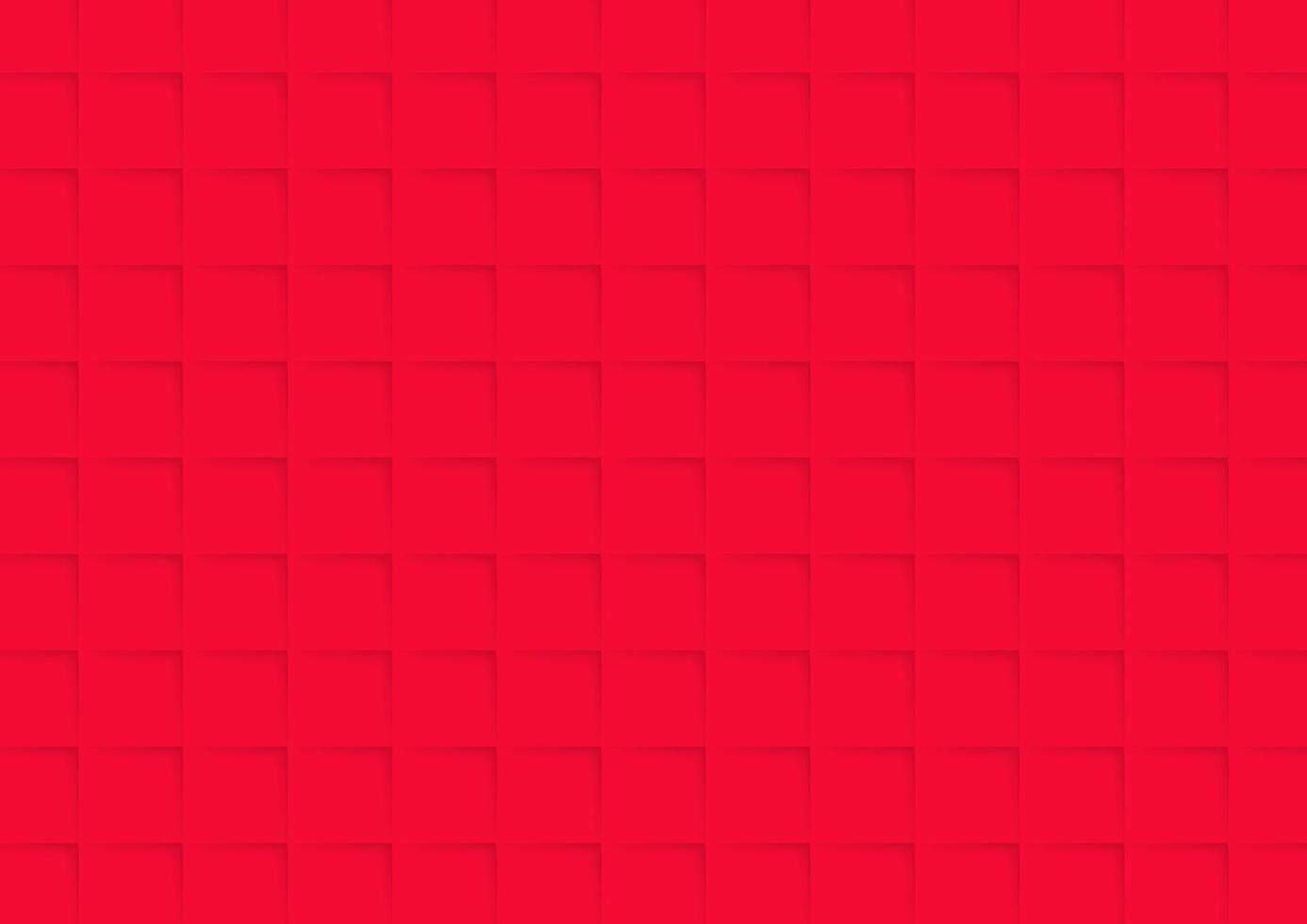 red background with debossed box pattern vector