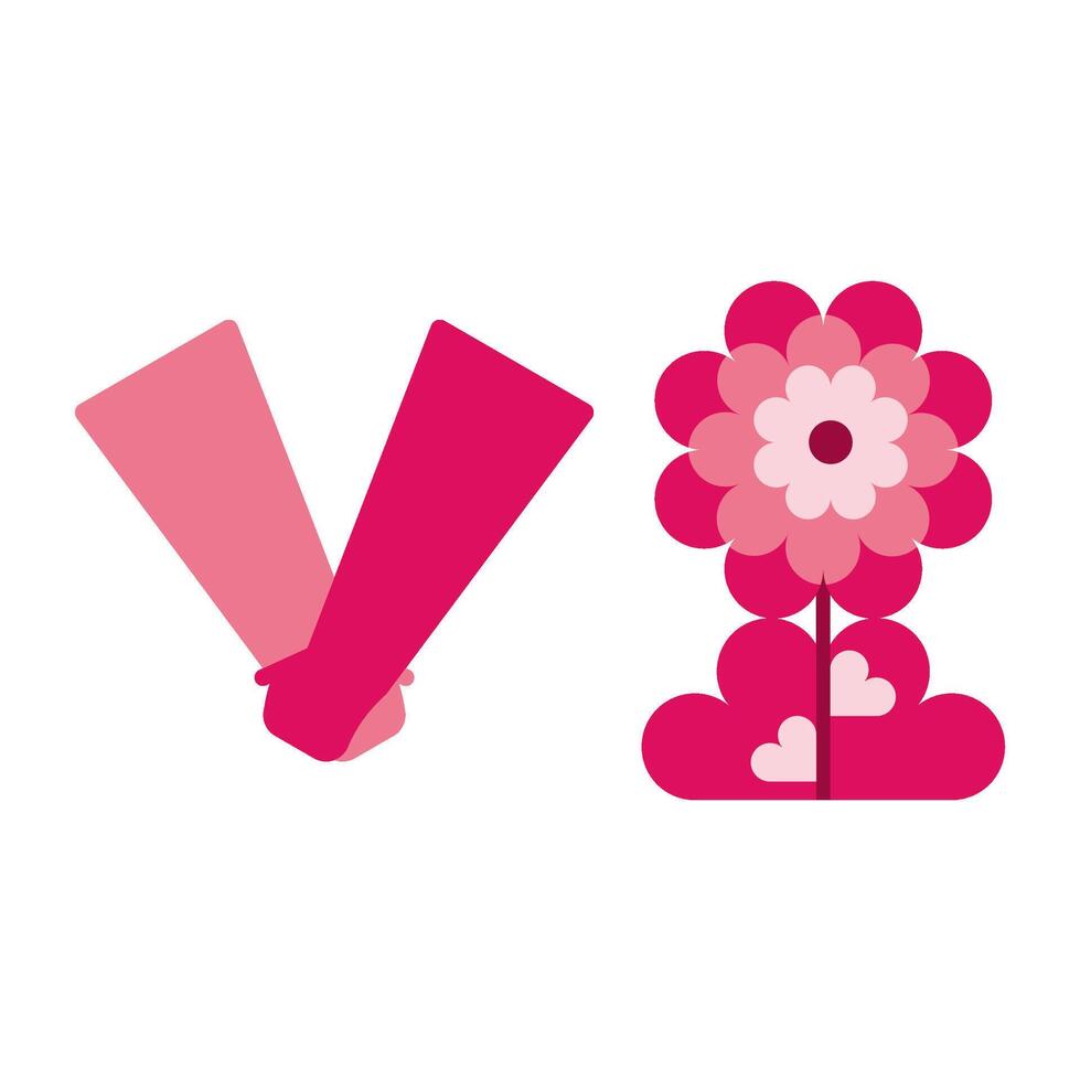 Valentine's Day icon vector
